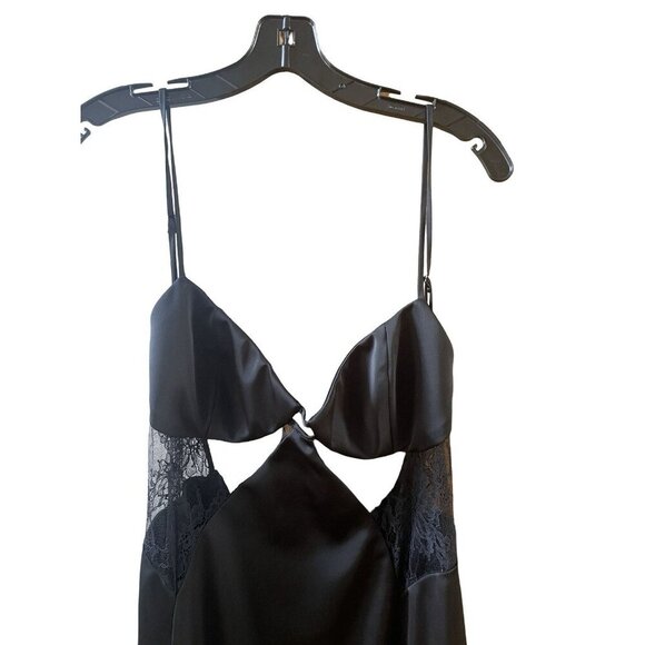 NEW KATIE MAY black ariana lack high slit lace wedding party gown size XXL - Picture 9 of 12